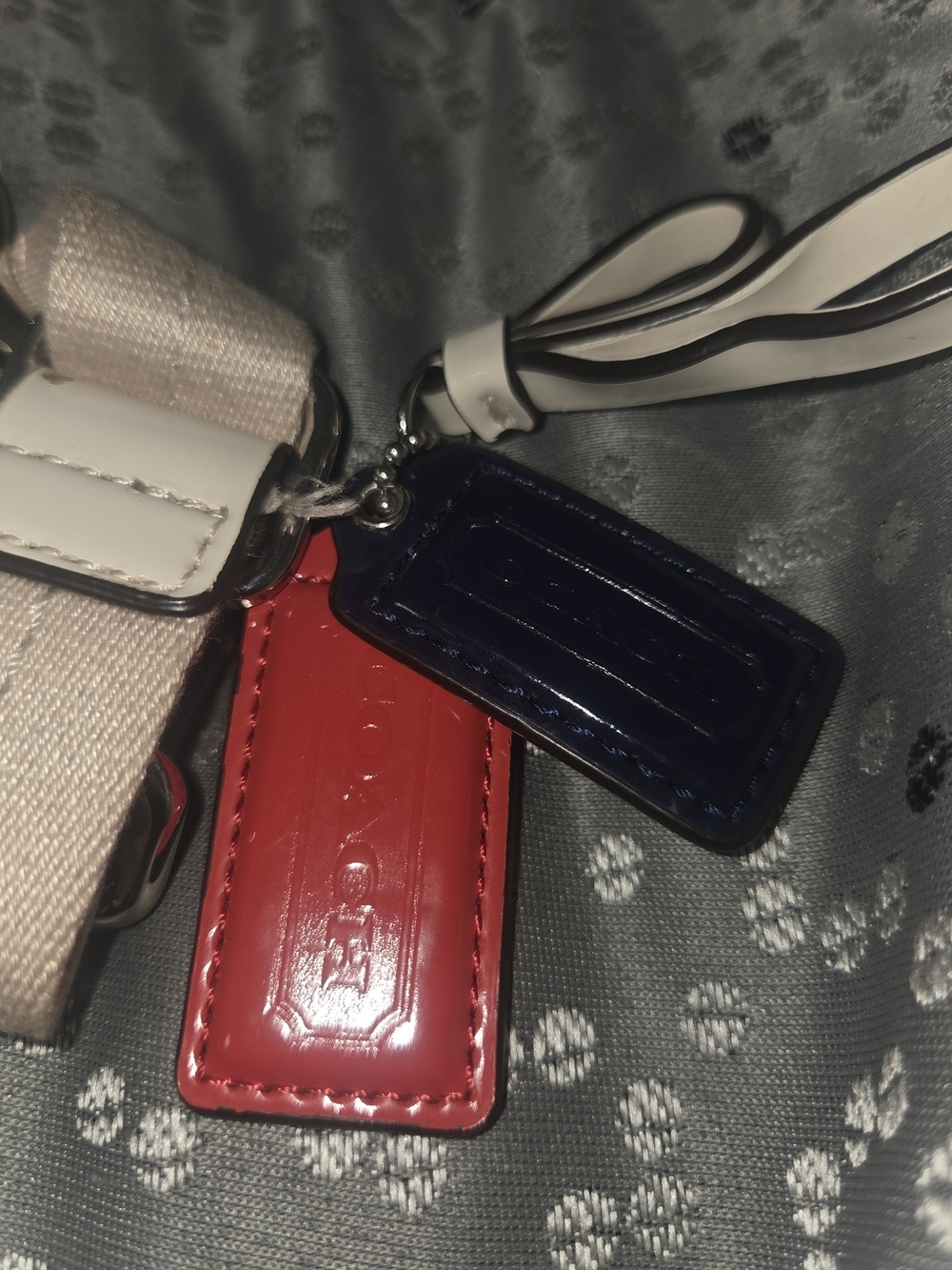 Coach Multicolor Signature Pattern Crossbody in Pink, Orange, Navy & Brown - Picture 6 of 6